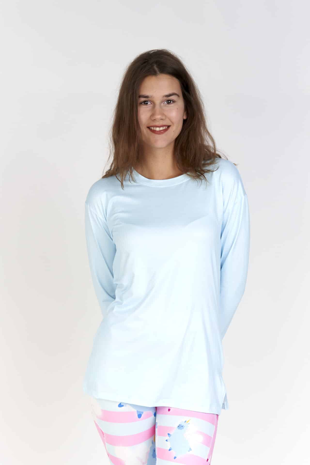 Dámske pyžamo, mliečny hodváb – 280