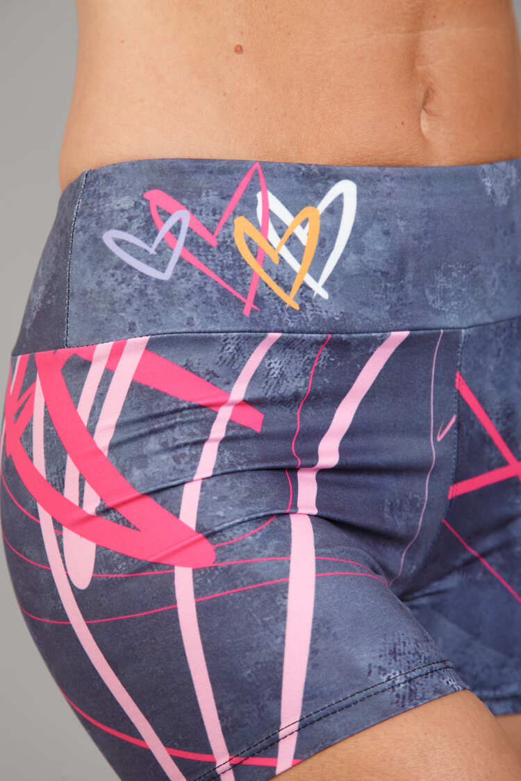 Dámske krátke legíny, mliečny hodváb – 511